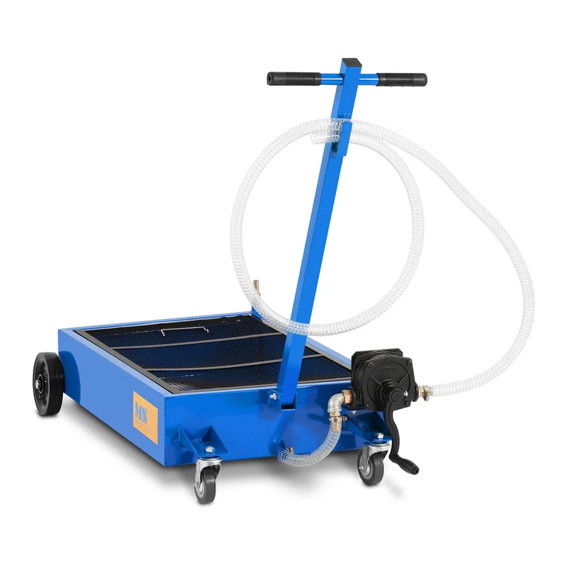 Bac de vidange d'huile mobile - 55 litres - pompe manuelle outils auto atelier 14_0006320