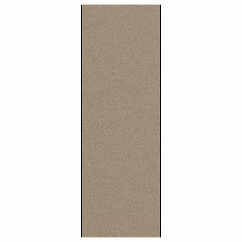 Tapis d'entrée rectangulaire 120 x 350 cm antidérapant élégant intérieur en polyamide beige 02_0057989