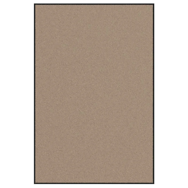 Tapis d'entrée rectangulaire 120 x 180 cm capture saleté design moderne en polyamide beige 02_0057986