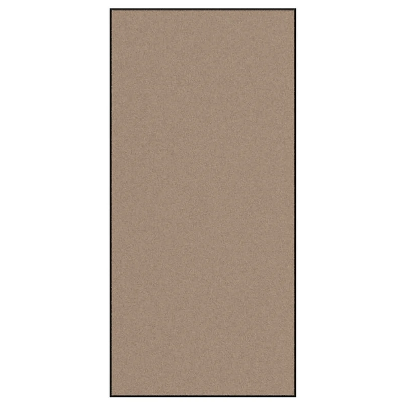 Tapis d'entrée rectangulaire moderne polyvalent 120 x 250 cm en polyamide beige 02_0057987