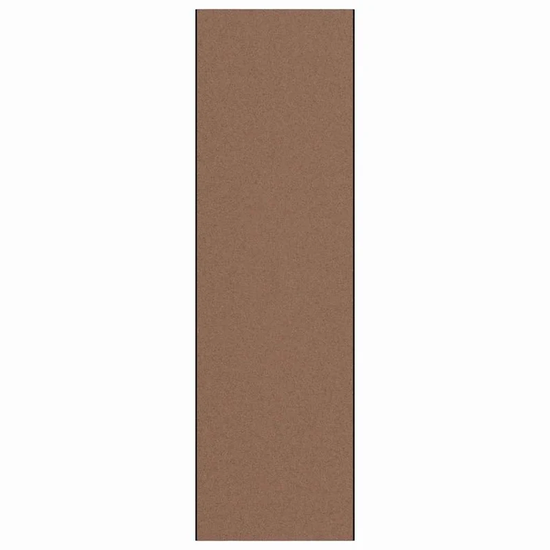 Tapis d'entrée rectangulaire moderne 120 x 400 cm capture saleté humidité en polyamide marron 02_0057984