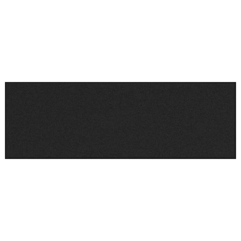 Tapis d'entrée rectangulaire pratique design moderne 60 x 180 cm en polyamide noir 02_0057959
