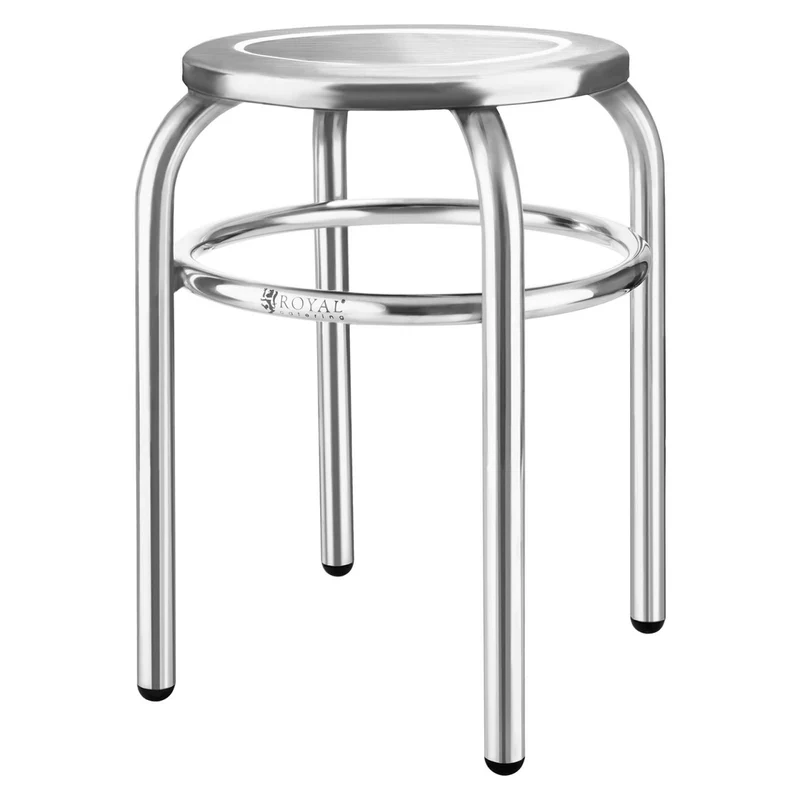 Tabouret inox 29 cm de diamètre en acier inoxydable 14_0003762