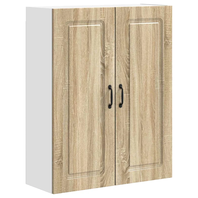 Armoire de cuisine rectangulaire moderne 80 x 31 x 100 cm grand espace de rangement chic en bois chêne sonoma 02_0053825