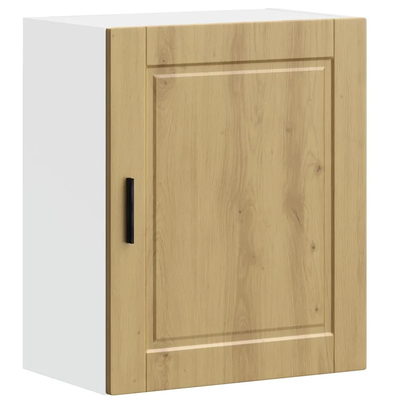 Armoire murale de cuisine avec grand rangement 50 x 31 x 60 cm design pratique en bois d'ingénierie chêne artisanal 02_0050360