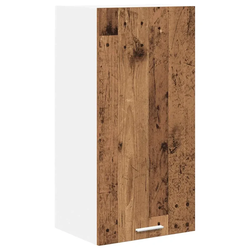 Armoire suspendue moderne avec grand espace de stockage 40 x 31 x 80 cm en bois d'ingénierie blanc 02_0053303