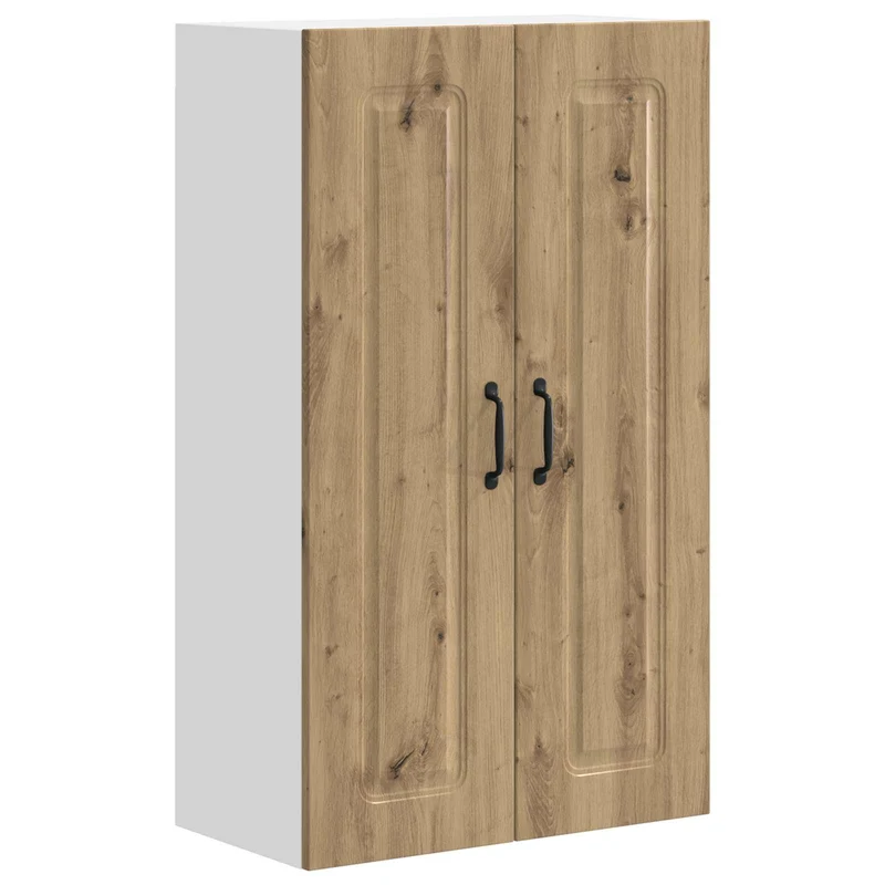 Armoire de cuisine moderne en bois d'ingénierie 60 x 31 x 100 cm grand espace de rangement minimaliste chêne artisanal 02_0053822
