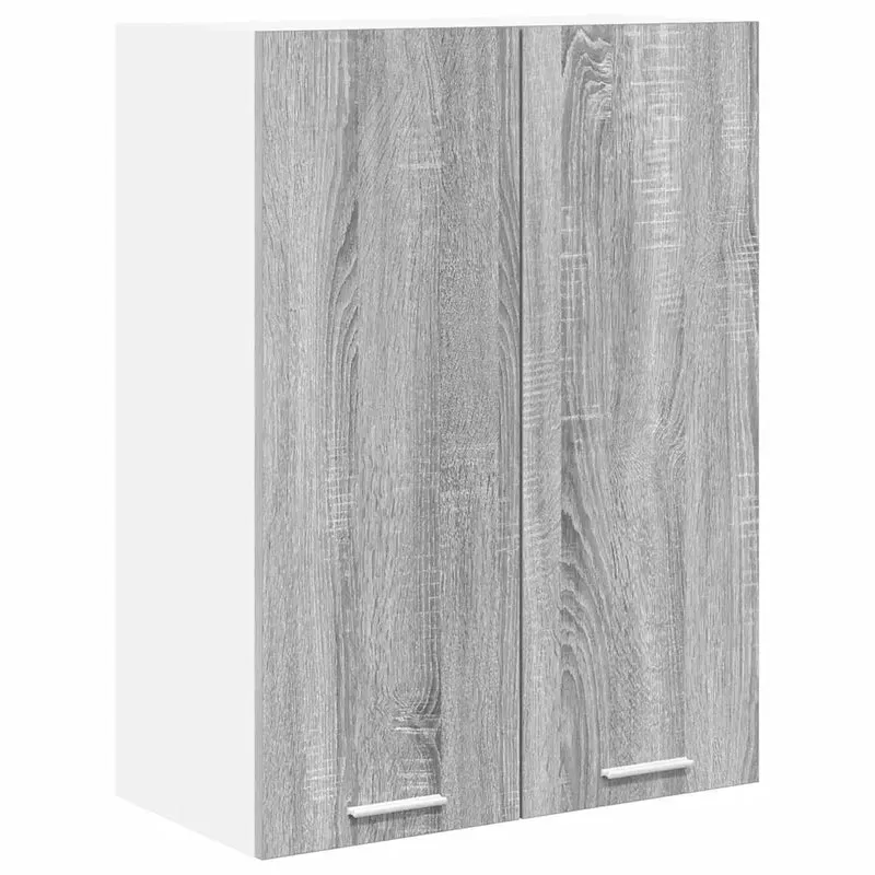 Armoire suspendue moderne espace de rangement 60 x 31 x 80 cm en bois d'ingénierie gris sonoma 02_0053318