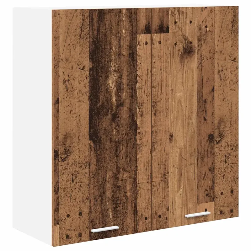 Armoire suspendue moderne cuisine 80 x 31 x 80 cm grand espace de stockage design en bois ancien 02_0053327