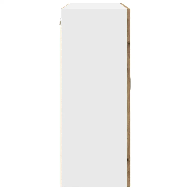 Armoire de cuisine design épuré moderne 80 x 31 x 80 cm grand espace de stockage en bois d'ingénierie chêne artisanal 02_0053752
