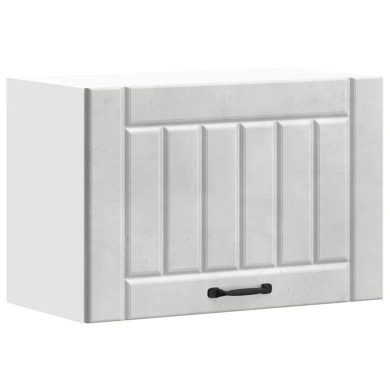 Armoire murale de cuisine design fonctionnelle optimiser espace 60 x 31 x 40 cm en bois d'ingénierie gris béton 02_0050186