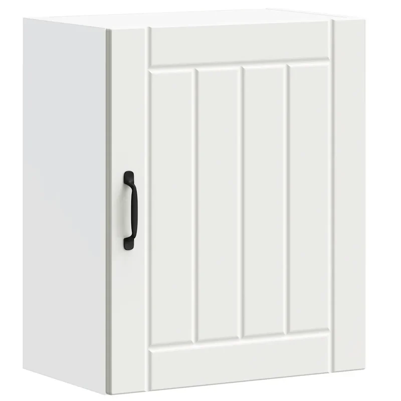 Armoire murale de cuisine design fonctionnelle 50 x 31 x 60 cm en bois d'ingénierie blanc 02_0050152