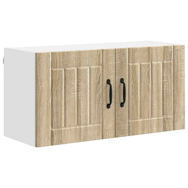 Armoire de cuisine moderne fonctionnelle rangement pratique intérieur 80 x 31 x 40 cm en bois d'ingénierie chêne sonoma 02_0053955