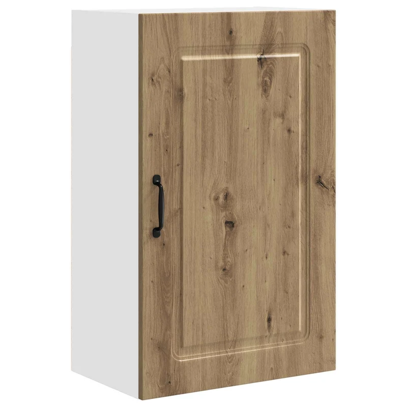 Armoire murale de cuisine rectangulaire design moderne 50 x 31 x 80 cm grand espace de rangement en bois chêne artisanal 02_0053722