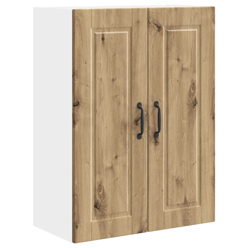 Armoire de cuisine murale moderne rangement pratique 60 x 31 x 80 cm en bois d'ingénierie chêne artisanal 02_0054397