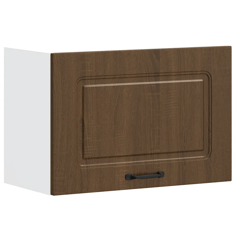 Armoire murale de cuisine grand espace rangement pratique 60 x 31 x 40 cm en bois d'ingénierie chêne marron 02_0050009