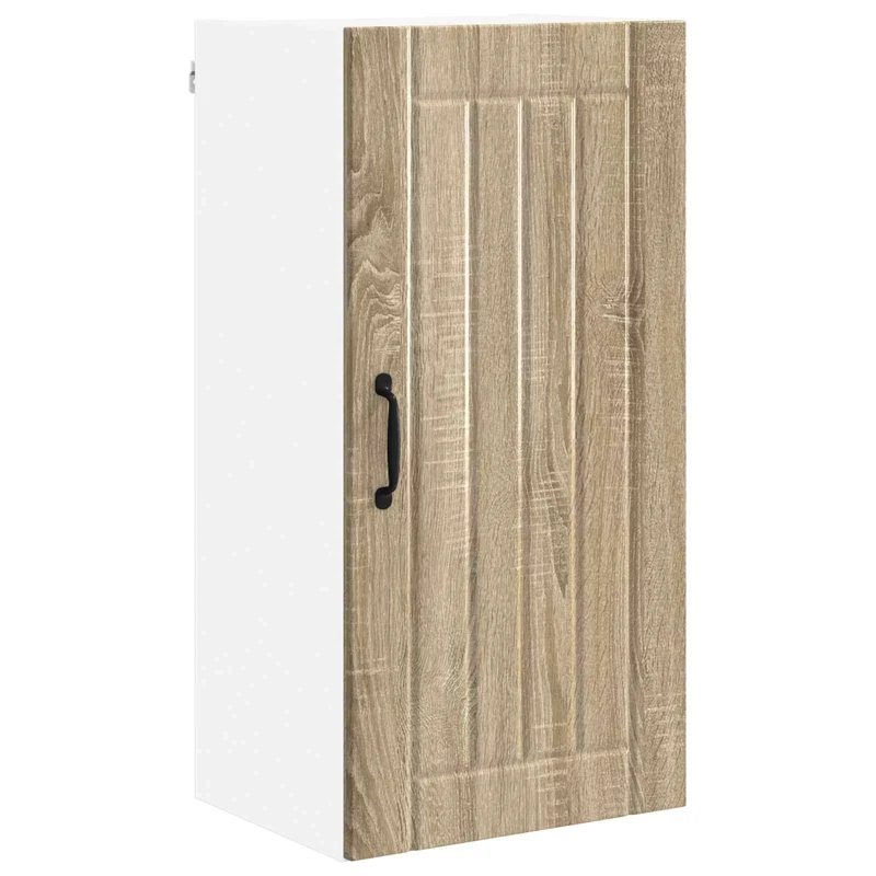 Armoire de cuisine moderne rectangulaire avec rangement pratique 40 x 31 x 80 cm en bois d'ingénierie chêne sonoma 02_0054044
