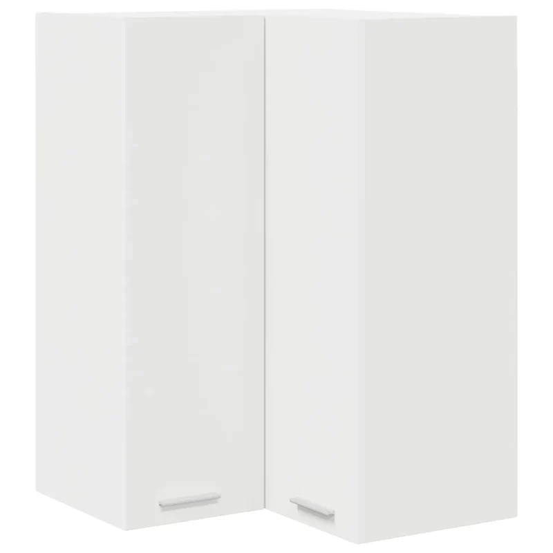 Armoire suspendue moderne cuisine grand espace de stockage 57 x 57 x 80 cm en bois d'ingénierie blanc 02_0053329