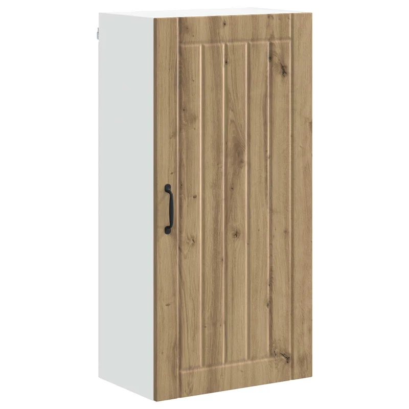 Armoire de cuisine moderne fonctionnelle avec rangements 50 x 31 x 100 cm en bois d'ingénierie chêne artisanal 02_0054151