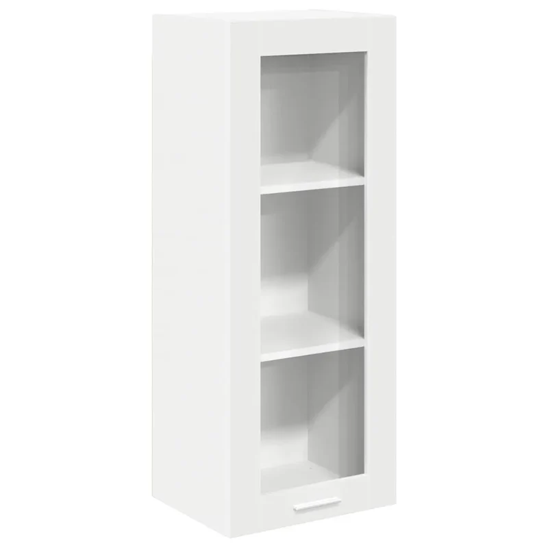 Armoire suspendue moderne rangement efficace 40 x 31 x 100 cm en bois d'ingénierie blanc 02_0053417
