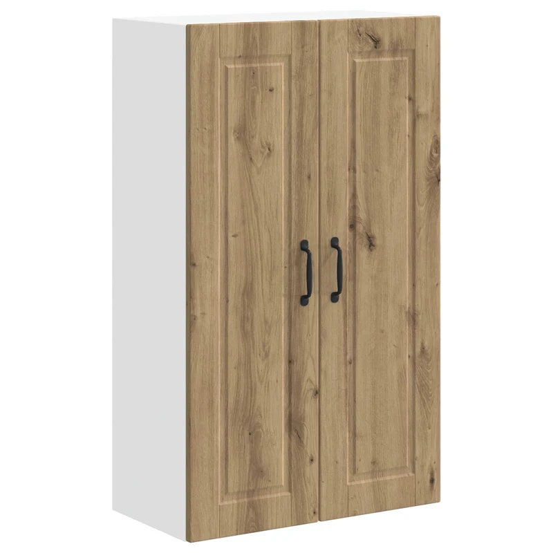 Armoire de cuisine moderne murale rangement pratique 60 x 31 x 100 cm en bois d'ingénierie chêne artisanal 02_0054484