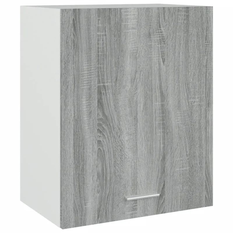 Armoire suspendue murale gris sonoma 50 x 31 x 60 cm design moderne pour optimiser l'espace en bois d'ingénierie gris sonoma 02_0048201