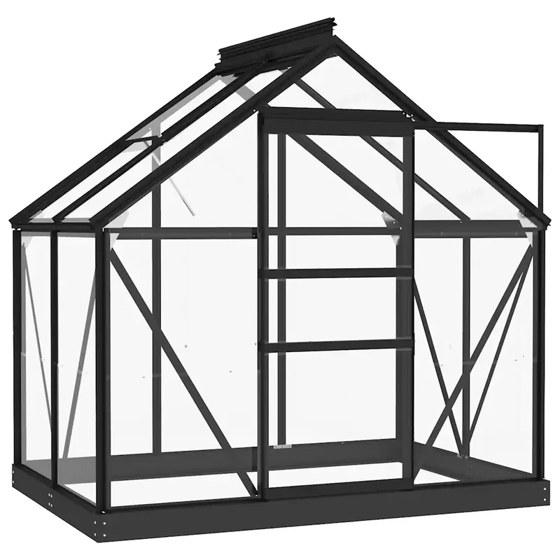 Lot de 36 panneaux de remplacement pour serre 48 x 58 cm pratique résistant design moderne en verre trempé transparent 02_0046546