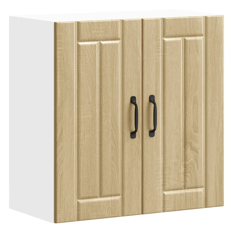 Armoire murale de cuisine design pratique 60 x 31 x 60 cm gain de place en bois d'ingénierie chêne sonoma 02_0050165