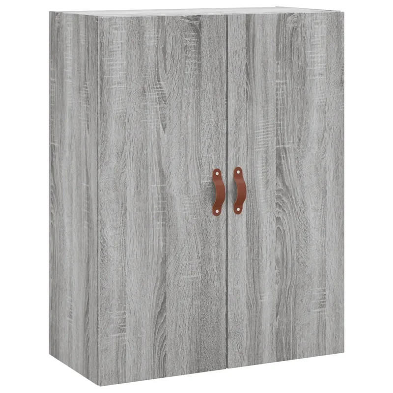Armoire murale design moderne rangement pratique 69 x 34 x 90 cm en bois d'ingénierie gris sonoma 02_0048570