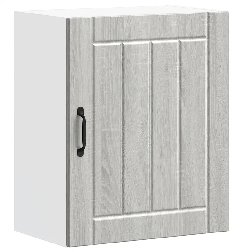 Armoire murale de cuisine design moderne rangement pratique 50 x 31 x 60 cm en bois d'ingénierie sonoma gris 02_0050158
