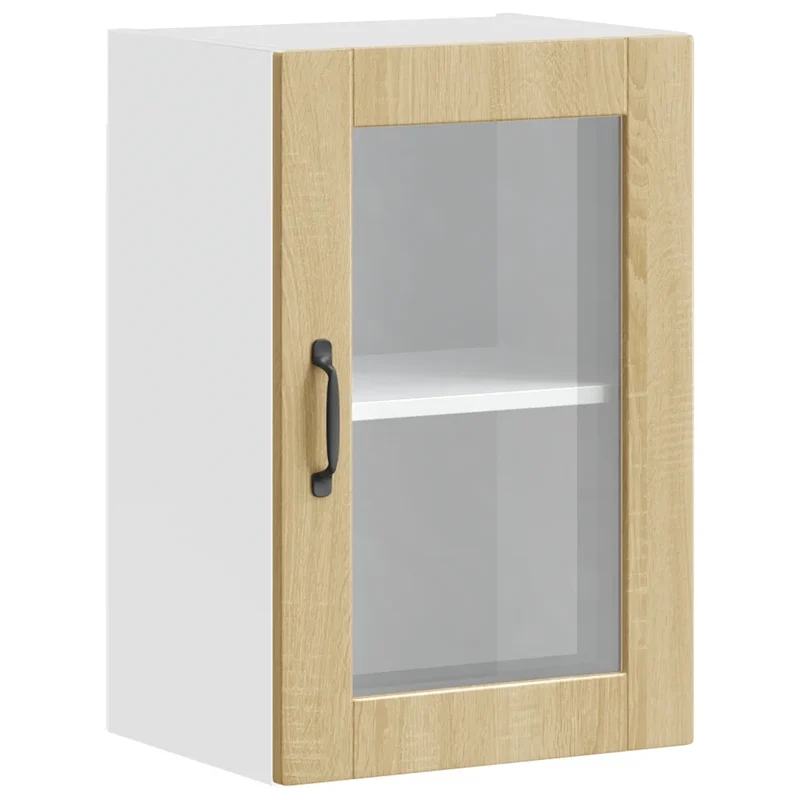 Armoire murale de cuisine design moderne rangement optimisé 40 x 31 x 60 cm en bois d'ingénierie chêne sonoma 02_0050315