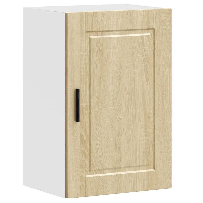 Armoire murale de cuisine spacieuse 40 x 31 x 60 cm rangement pratique style moderne en bois d'ingénierie chêne sonoma 02_0050335