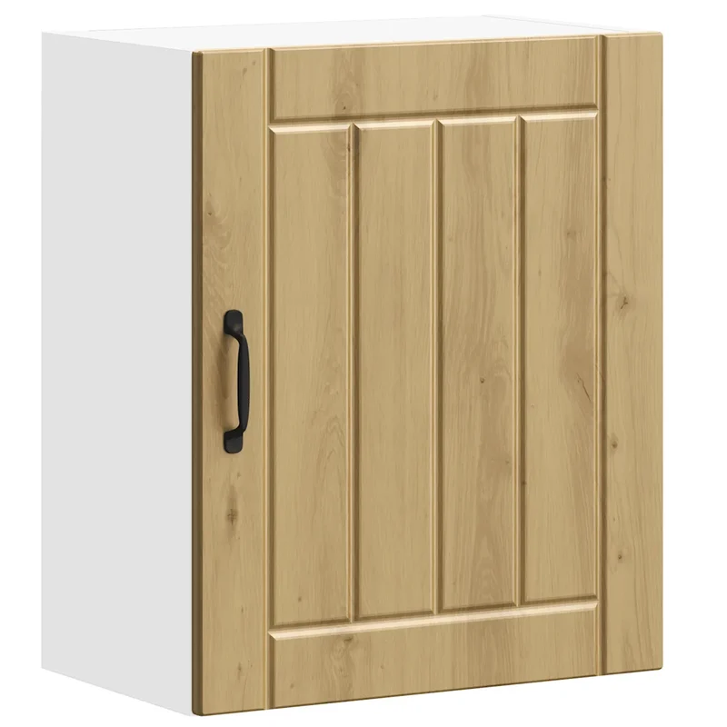 Armoire murale de cuisine Lucca 50 x 31 x 60 cm design mural grand espace de rangement en bois d'ingénierie chêne artisanal 02_0050161