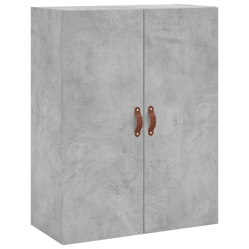 Armoire murale design moderne rangement pratique 69,5 x 34 x 90 cm en bois d'ingénierie gris béton 02_0048568