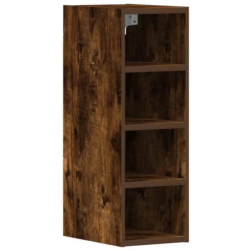 Armoire suspendue murale moderne rangement cuisine 20 x 29,5 x 60 cm en bois d'ingénierie chêne fumé 02_0050435