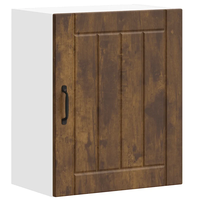 Armoire murale de cuisine Lucca 50 x 31 x 60 cm design mural pratique en bois d'ingénierie chêne fumé 02_0050157