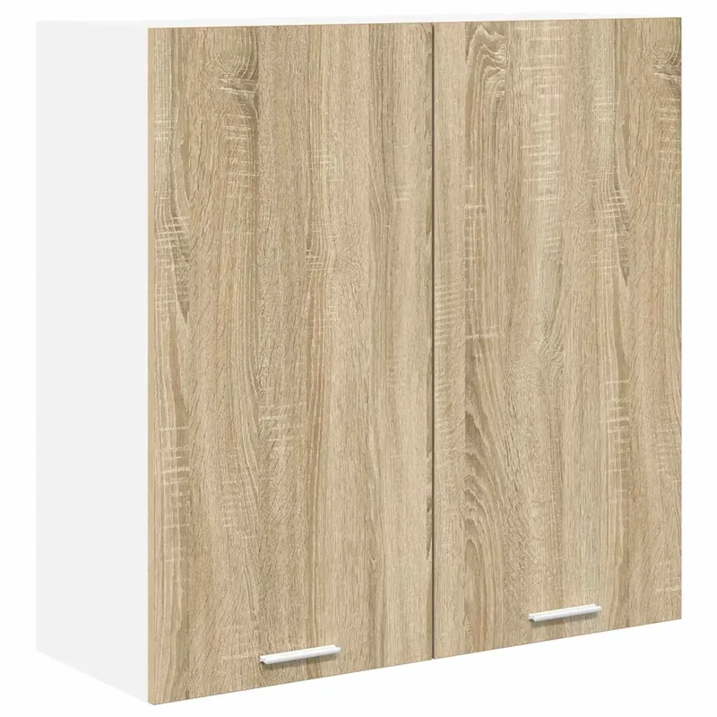 Armoire suspendue moderne avec grand espace de rangement 80 x 31 x 80 cm en bois d'ingénierie chêne sonoma 02_0053323