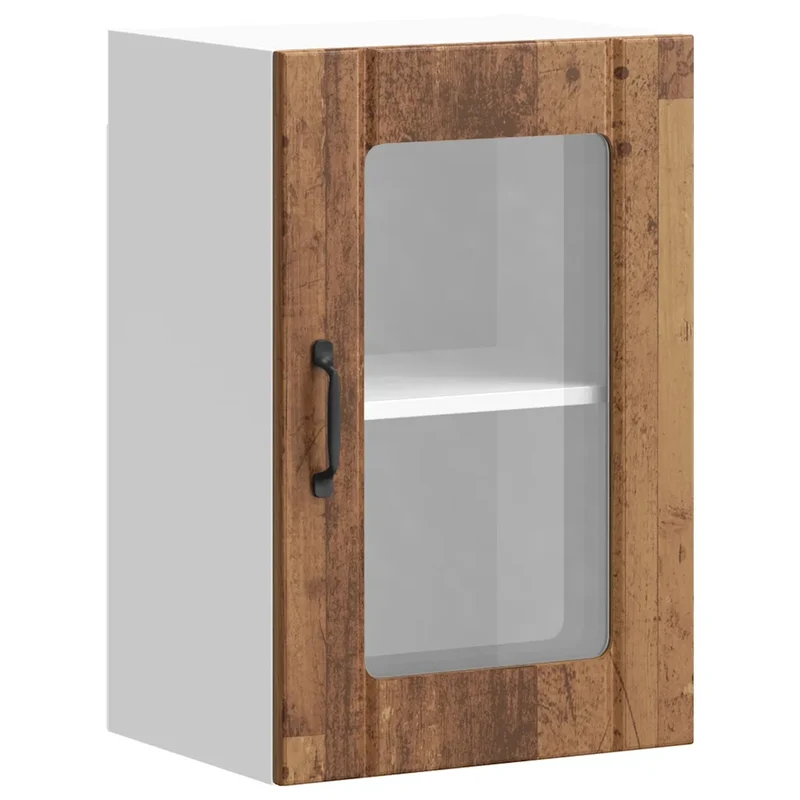 Armoire murale de cuisine design fonctionnelle et décorative 40 x 31 x 60 cm en bois vieux bois 02_0050130