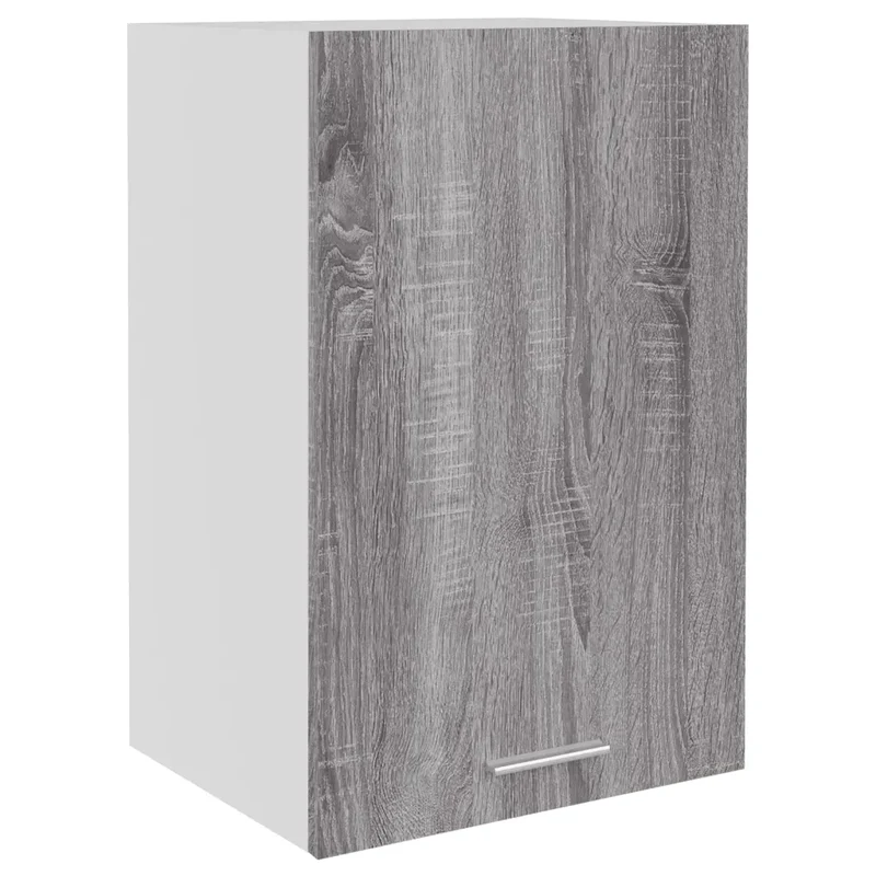 Armoire suspendue décorative cuisine 39,5 x 31 x 60 cm avec espace de rangement en bois d'ingénierie gris sonoma 02_0048533