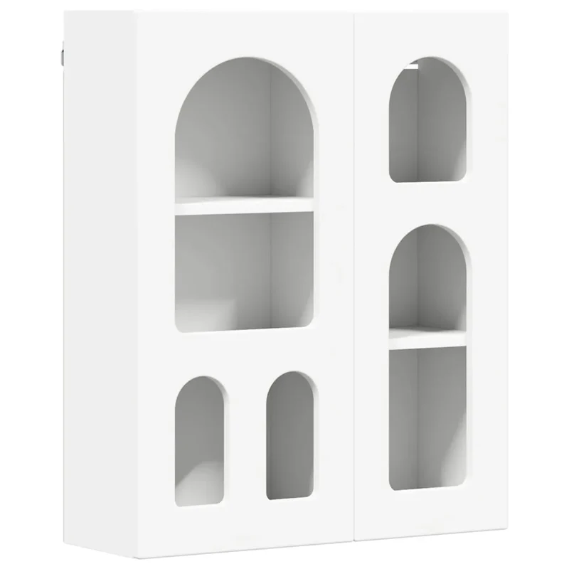 Armoire suspendue moderne utilitaire salle de bain 59 x 20 x 71 cm finition élégante en bois d'ingénierie blanc 02_0054782
