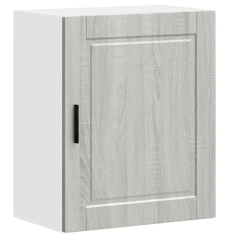 Armoire murale de cuisine design fonctionnelle 50 x 31 x 60 cm en bois d'ingénierie sonoma gris 02_0050354