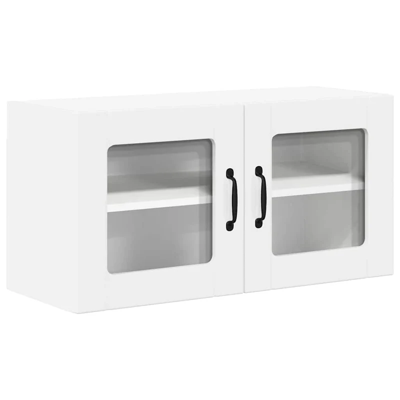 Armoire de cuisine moderne avec rangements pratiques 80 x 31 x 40 cm en bois d'ingénierie blanc 02_0053963