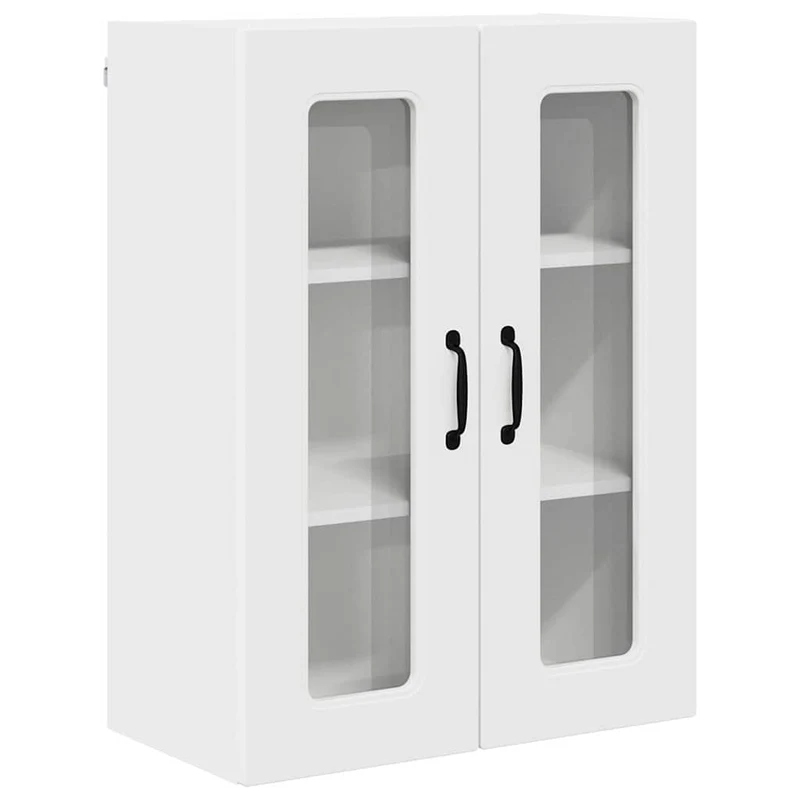 Armoire de cuisine moderne rangement espace pratique 60 x 31 x 80 cm en bois d'ingénierie blanc 02_0053763