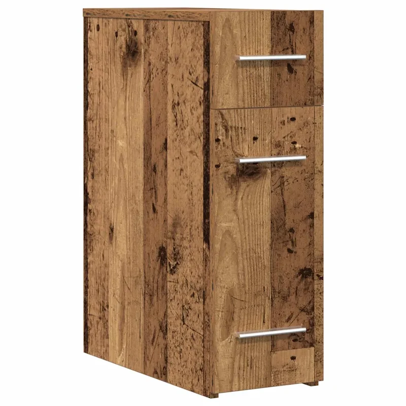 Armoire à pharmacie rectangulaire moderne rangement fonctionnel 20 x 45 x 60 cm en bois d'ingénierie bois ancien 02_0051903