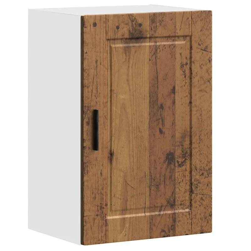 Armoire murale de cuisine Porto vintage fonction rangement 40 x 31 x 60 cm en bois d'ingénierie vieux bois 02_0050340