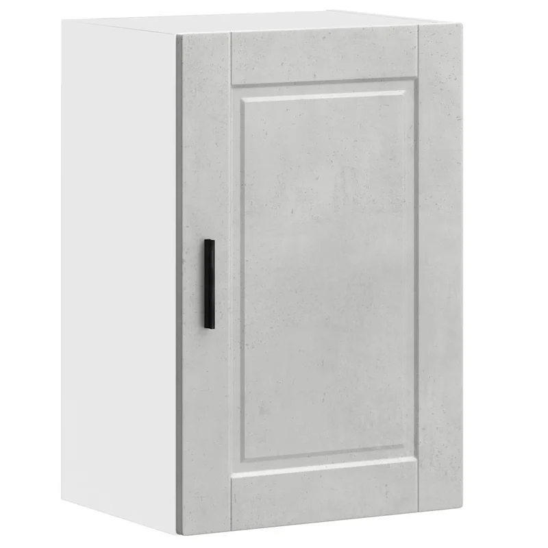 Armoire murale de cuisine Porto grand espace de rangement 40 x 31 x 60 cm design moderne en bois d'ingénierie gris béton 02_0050336