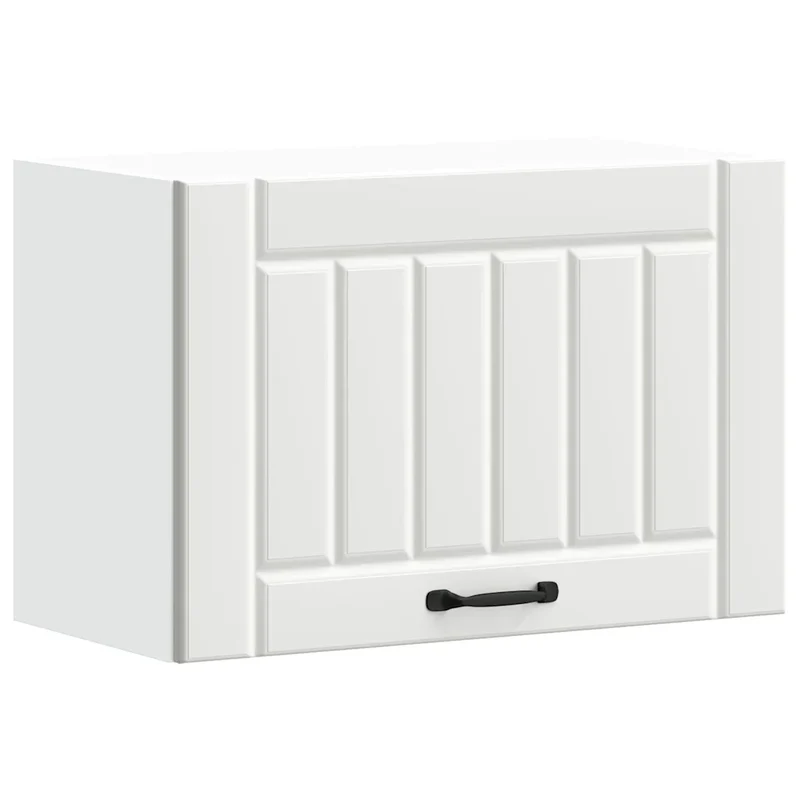 Armoire murale de cuisine design moderne espace de rangement 60 x 31 x 40 cm en bois d'ingénierie blanc 02_0050182