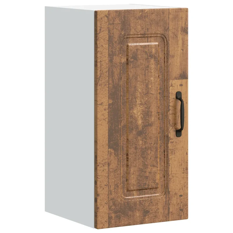 Armoire murale de cuisine Kalmar 30 x 31 x 60 cm rangement pratique style vintage en bois d'ingénierie vieux bois 02_0049968