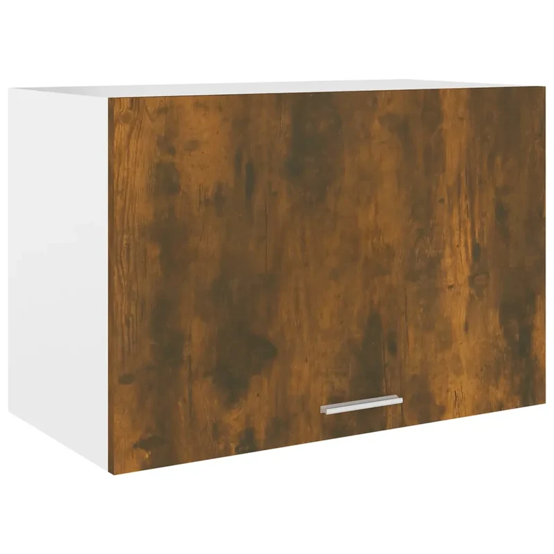 Armoire suspendue cuisine rangement pratique 60 x 31 x 40 cm en bois d'ingénierie chêne fumé 02_0048206