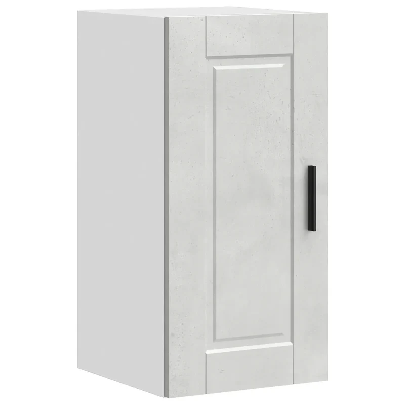Armoire murale de cuisine compacte rangement optimisé 30 x 31 x 60 cm en bois d'ingénierie gris béton 02_0050326